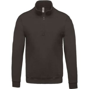 Kariban - ZIP NECK SWEATSHIRT