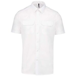 Kariban - MEN'S SHORT-SLEEVED PILOT SHIRT
