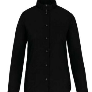 Kariban - LADIES' LONG-SLEEVED MANDARIN COLLAR SHIRT
