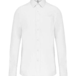 Kariban - MEN'S LONG-SLEEVED COTTON POPLIN SHIRT