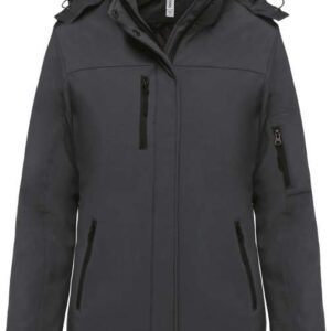Kariban - LADIES’ HOODED SOFTSHELL LINED PARKA