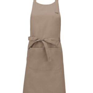 Kariban - POLYESTER COTTON APRON WITH POCKET