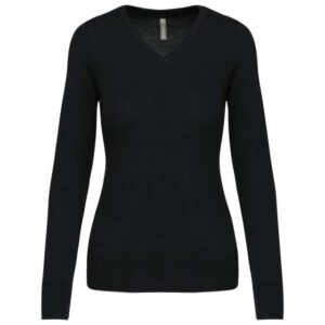 Kariban - LADIES' V-NECK JUMPER