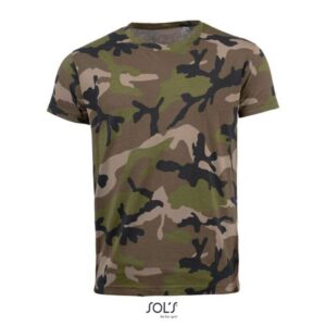SOL'S - SOL'S CAMO MEN -KÖRNYAKÚ PÓLÓ