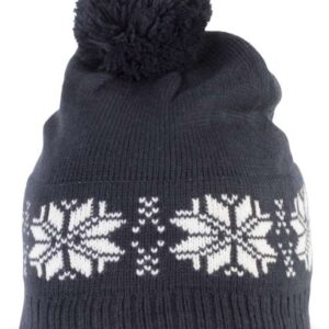 K-UP - FAIR ISLE KNIT BEANIE