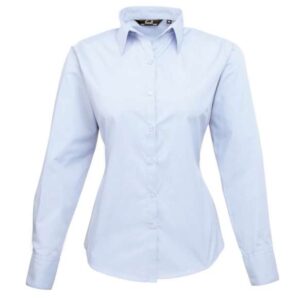 Premier - WOMEN'S LONG SLEEVE POPLIN BLOUSE