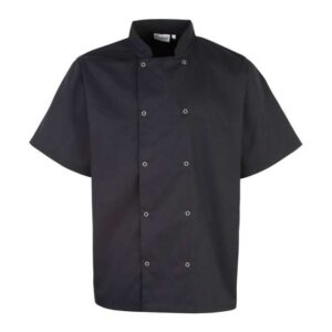 Premier - CHEF'S SHORT SLEEVE STUD JACKET