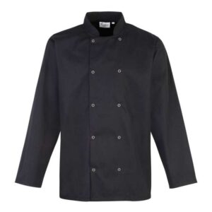 Premier - CHEF'S LONG SLEEVE STUD JACKET
